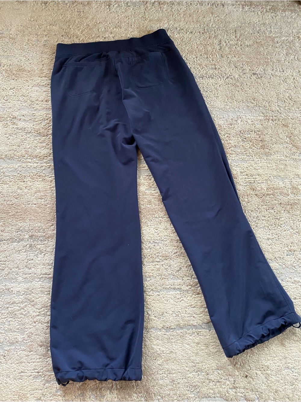 Athleta Midtown Trouser Pants Wide Leg Mid-Rise Luxe Pull-On Pant Relaxed Fit 10 - Picture 10 of 11
